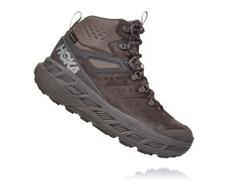 Hoka One One Stinson Mid GORE-TEX - Sapatos De Caminhada Homem Cinzentas Escuro / Cinzentas Escuro |